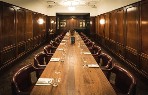 Click here to view the crave website. Private Dining Room at Hawksmoor Guildhall, London EC2V 5BQ.