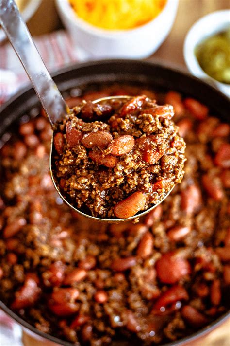 Easy Ground Beef Chili Life Love And Good Food