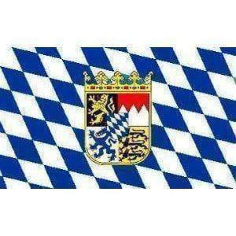 Bavaria With Crest Flag German State Flag 3 X 5 Ft Standard