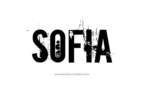 Sofia Name Tattoo Designs Sofia Name Hope Tattoo Names