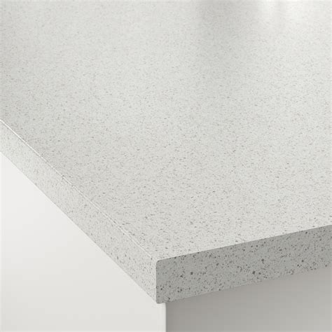 SÄljan Worktop White Stone Effect Laminate 246x38 Cm Ikea
