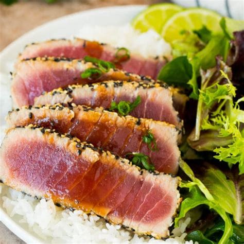 Seared Ahi Tuna Steak Recipe Food Network Bryont Blog