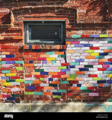 Multi Coloured Brick Wall Hi Res Stock Photography And Images Alamy