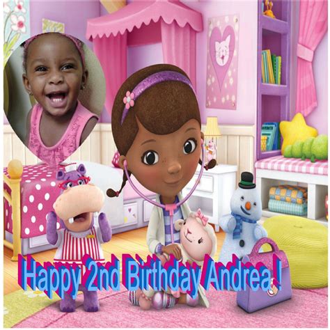 Doc Mcstuffins Images Edible Cake Toppers 14 Sheet 75 Round Or