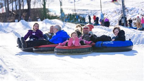 Day parking tickets are required for all lots on select dates when paid parking is in effect. Go Tubing