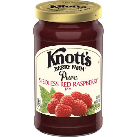 Knotts Berry Farm Seedless Raspberry Jam 16 Ounce