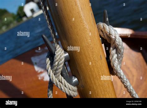 Detail Mast Wooden Sailing Boat Hi Res Stock Photography And Images Alamy