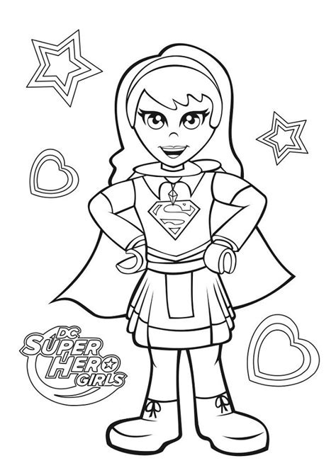 supergirl coloring page  printable coloring pages  kids