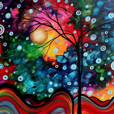 30 Colorful Tree Paintings And Concept Artworks For Your Inspiration