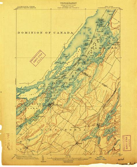 Alexandria Bay Ny 1903 1903 Usgs Old Topo Map 15x15 Ny Quad Old Maps