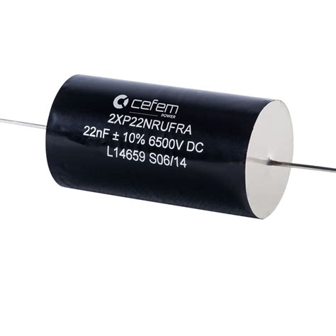 Film Capacitor Power Cefem Group Axial Non Inductive High Voltage