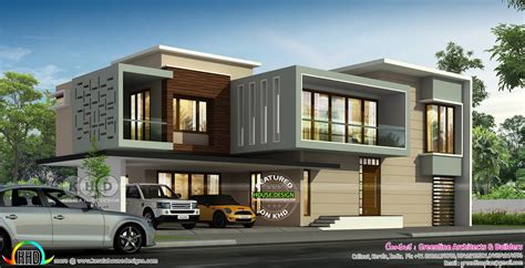 Ultra modern bedroom designs that will catch your eye Ultra modern 4 bedroom 4472 sq-ft house - Kerala home ...