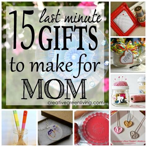 15 Last Minute Gifts to Make for Mom