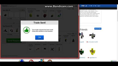 How To Send A Trade On Roblox Youtube