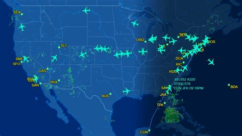 حركة الطائرات حول العالم خلال 24 ساعة