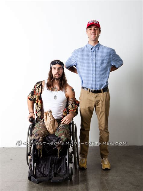 lt dan and forrest gump take halloween by storm halloween costumes diy couples halloween