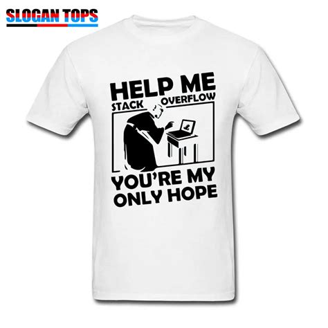 Help Stack Overflow Shirt Mens Shirt Print Hope Letter Print Hope