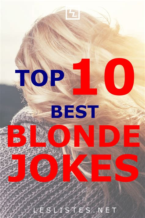 The Top Dumb Blonde Jokes That Will Make You Lol Les Listes Artofit