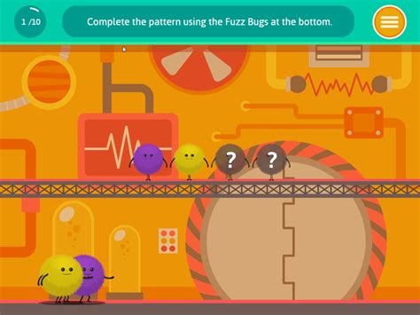 🕹️ Play Fuzz Bugs Patterns Game Free Online Complete The Sequence