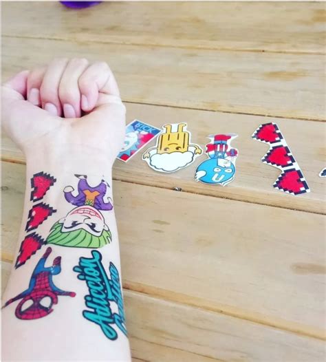 Papel Para Tatuajes Temporales Imprimible Set 2 Hojas Mercado Libre