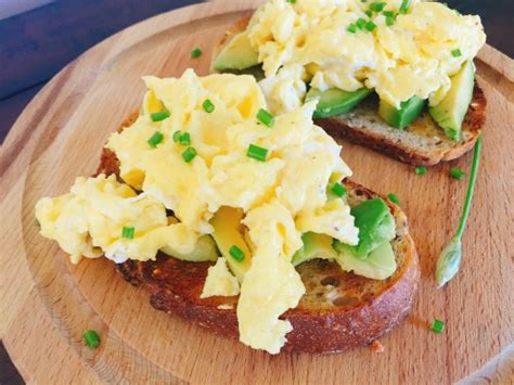 Avocado Toasts With Creamy Soft Scrambled Eggs Recipe Live Love