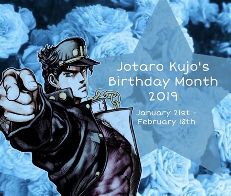 Jotaro Kujos Birthday Month On Tumblr