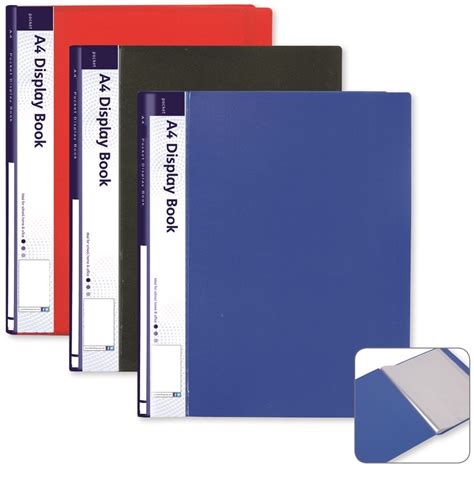 A4 40 Pocket Display Presentation Document Folder Book File Portfolio