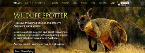 Wildlife Spotter Abcs Citizen Science Project Atlas Of Living