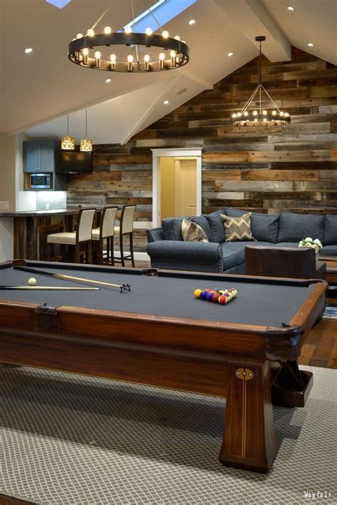 7 of the manliest bathroom ideas. man-cave-idee | Game room basement, Pool table room, Home