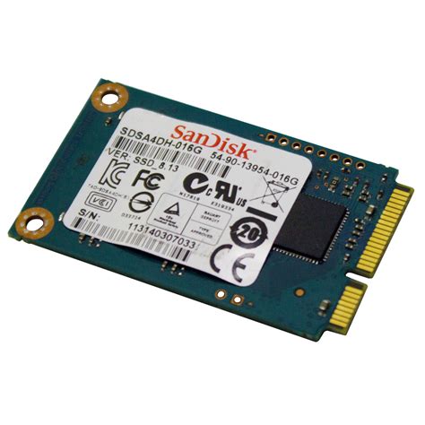 For Sandisk Mini Ssd Msata 16gb Solid State Drive Sdsa5dk 016g 1001 Fru