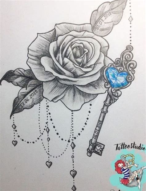 Pin Von Sierra Auf Tattoo Tattoo Zeichnungen Tätowierungen Rose