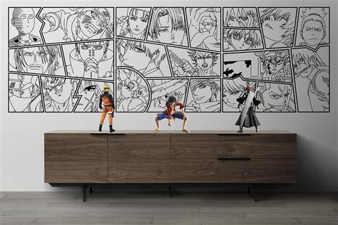 Anime Mural Design Digital Files Ready To Print And Cut Etsy