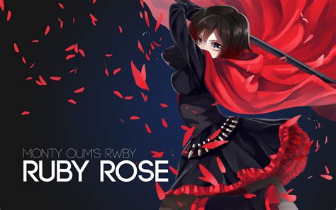 Stunning Ruby Rose Hd Wallpaper From Rwby By Assassinwarrior