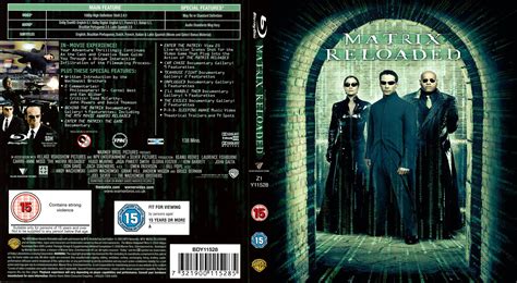 Jaquette Dvd De Matrix Reloaded Blu Ray V2 Cinéma Passion