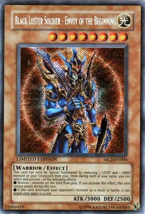 Yu Gi Oh Master Collection 2 Black Luster Soldier Envoy Of The