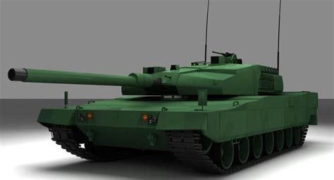 Altay Tank 3d Model Cgtrader
