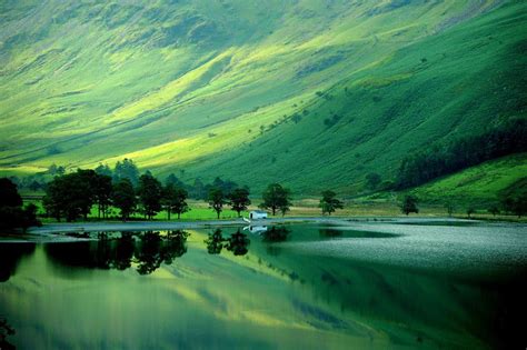 Uk Weather Lake District Pictured In All Its Lush Green Glory As