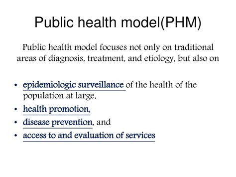 Public Health Model