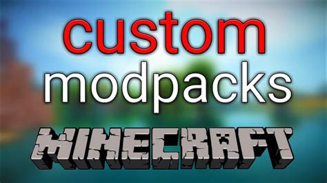 How To Make Modpacks For Minecraft 116 Youtube
