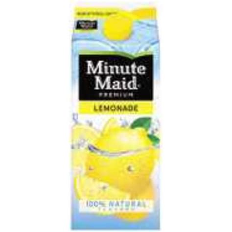 Minute Maid Premium 100 Lemonade Natural Obx Grocery Stockers