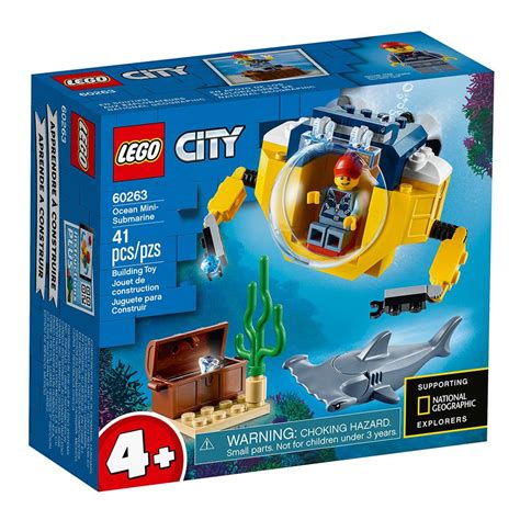 Lego City Mini Submarino Oceânico 60263 Superlegalbrinquedos