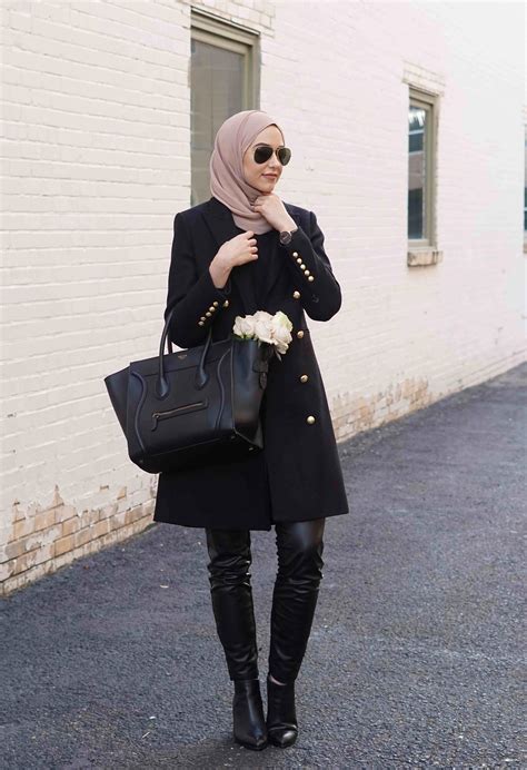 with love leena a fashion lifestyle blog by leena asad hijabioutfits hijab outfit black