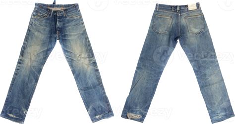 Jeans Front And Back Isolated 10135726 Png