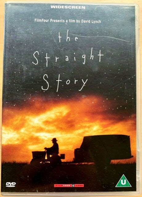 The Straight Story Dvd 1999 David Lynch Old Man Tractor Road Movie