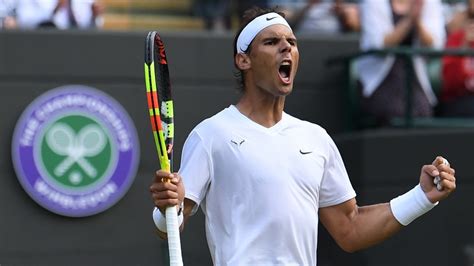 Wimbledon 2019 Rafael Nadal Breezes Past Querrey To Set