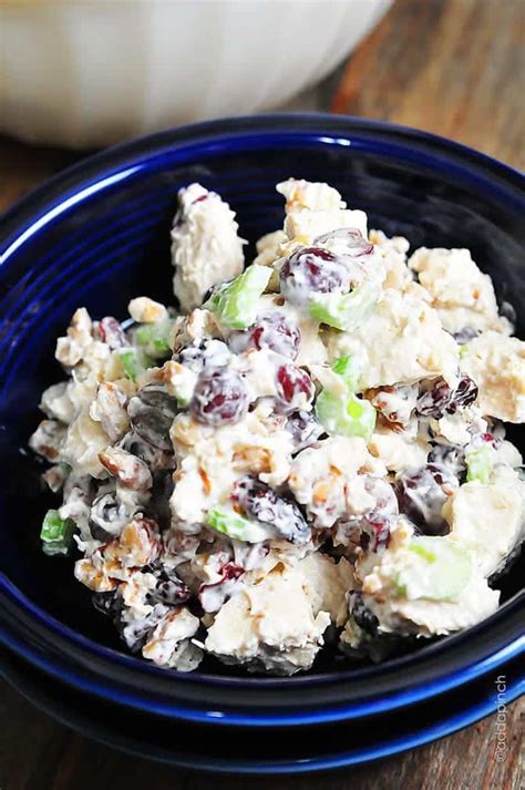 Put it on a roll, in a lettuce wrap or eat in with a handful of crackers. Best Chicken Salad with Grapes Recipe - Add a Pinch
