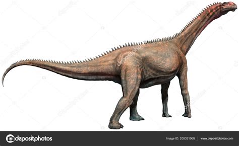 Giraffatitan Fom Cretaceous Era Illustration Stock Photo By