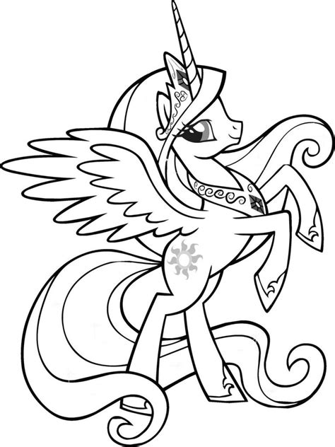 All you need do is save the file to your own computer, and then send it to any printer. Free Printable Unicorn Coloring Pages Winged | 101 Worksheets