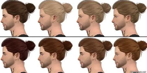 Sims 4 Hairs Simista Anto`s Blackout Hair Retextured