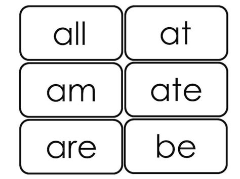 52 Printable Dolch Primer Sight Word Flashcards Kindergarten Etsy Uk